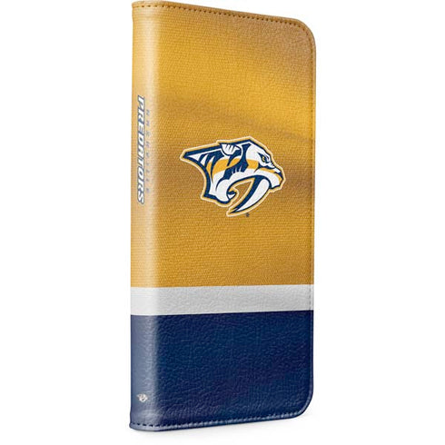 NHL Nashville Predators Alternate Jersey iPhone 15 Pro Folio Case